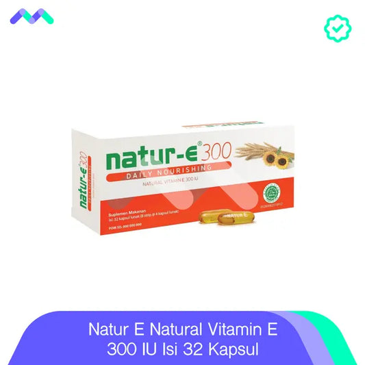 Natur E Natural Vitamin E 300 lU lsi 32 Kapsul