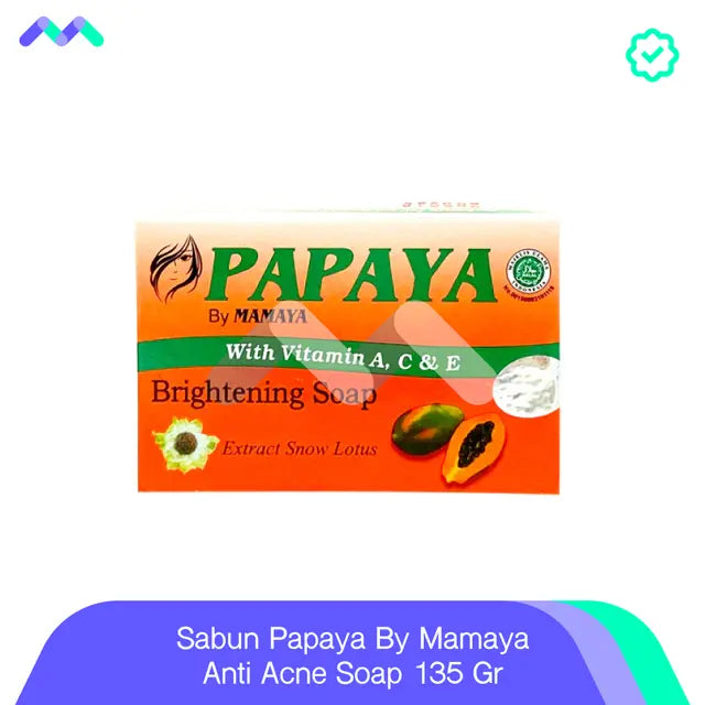 Sabun Papaya By Mamaya Anti Acne Soap 135 Gr
