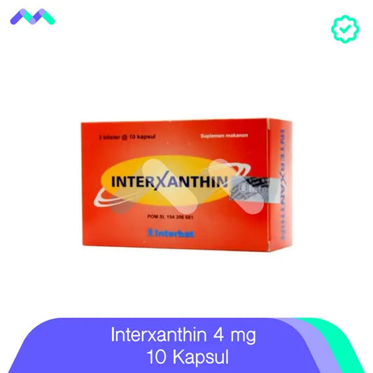 Interxanthin 4Mg 10 Kapsul