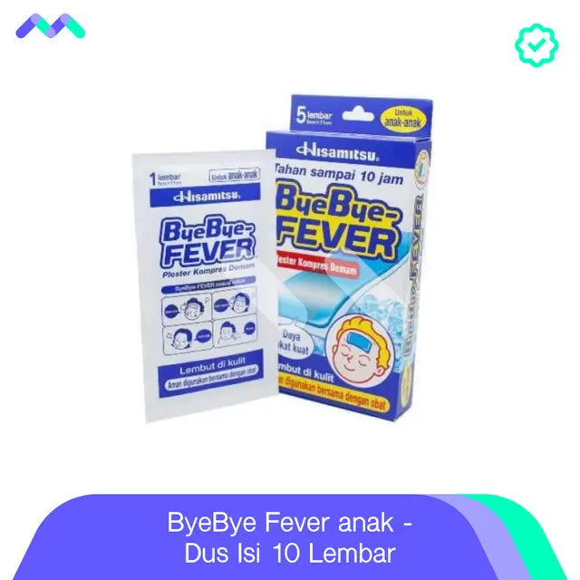 ByeBye Fever anak - Dus lsi 10 Lembar